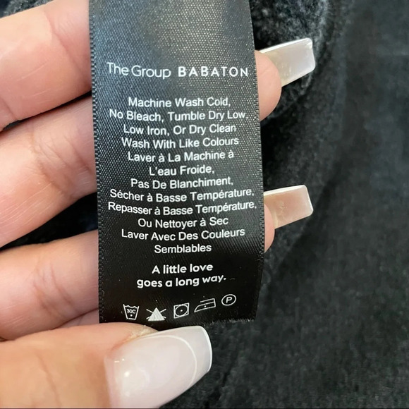 Aritzia The Group Babaton Grey Charcoal  Pants Size Large - Picture 11 of 12